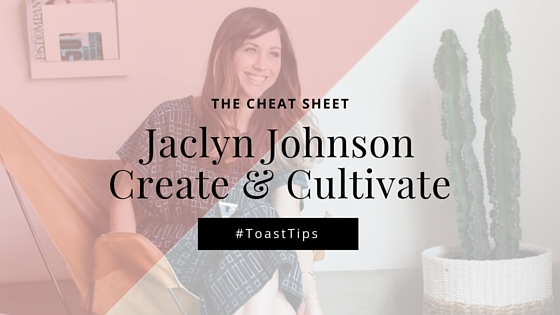 Entrepreneur Cheat Sheet | Jaclyn Johnson
